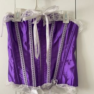 Purple corset